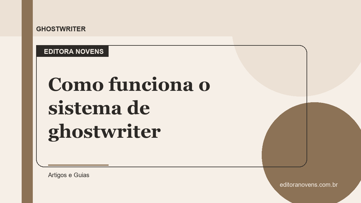 Como funciona o sistema de ghostwriter